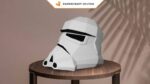 Papercraft Stormtrooper helmet in origami
