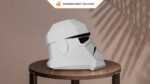 Papercraft Stormtrooper helmet in origami