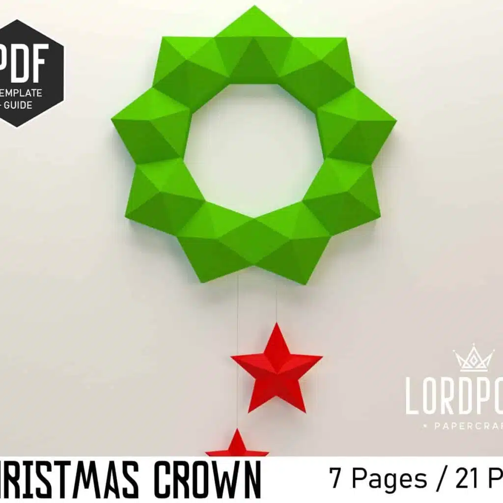 Papercraft de rinoceronte em origami 3D