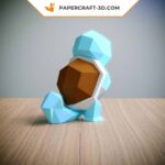 Papercraft von Schiggy in 3D-Origami
