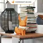 Papercraft Pokémon Eevee in origami 3D