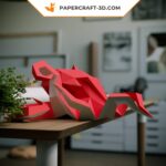 Papercraft polpo in origami 3D