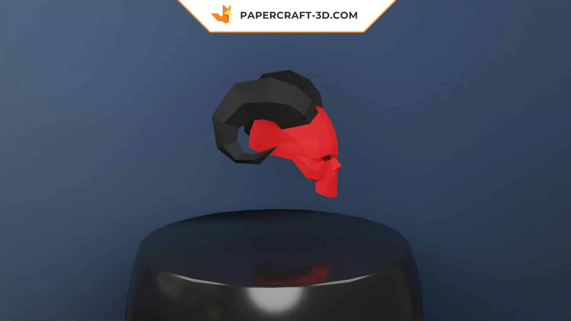 Masque Andariel&rsquo;s Visage en papercraft 3D, décoration murale Diablo pour la maison, weergave 5