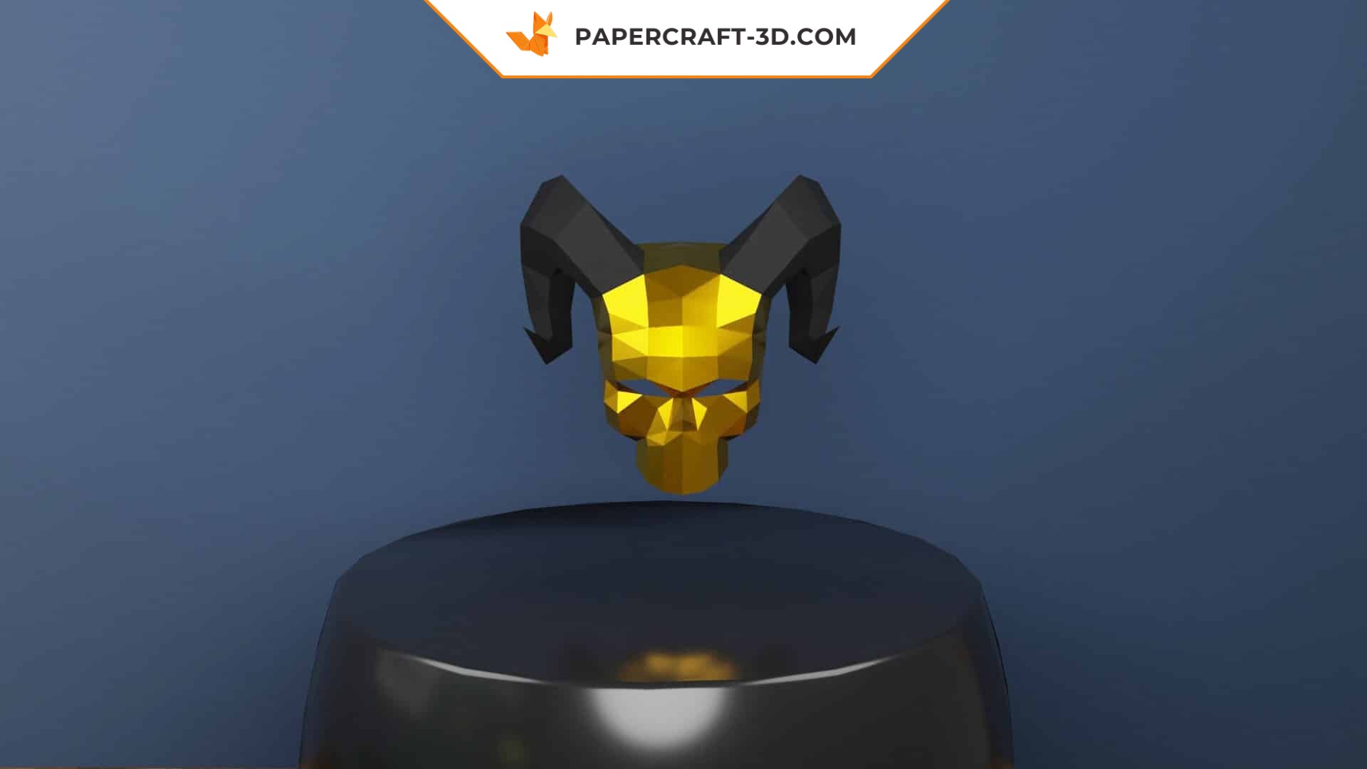 Papercraft of Andariel mask in 3D origami Papercraft of Andariel mask in 3D origami