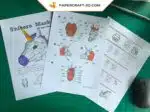 Papercraft de masque licorne en origami 3D