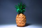 Papercraft d'ananas en origami 3D