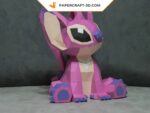 Papercraft di Angel Stitch in origami 3D