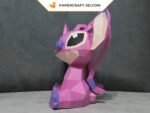 Papercraft di Angel Stitch in origami 3D