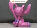 Papercraft di Angel Stitch in origami 3D