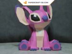 Papercraft di Angel Stitch in origami 3D