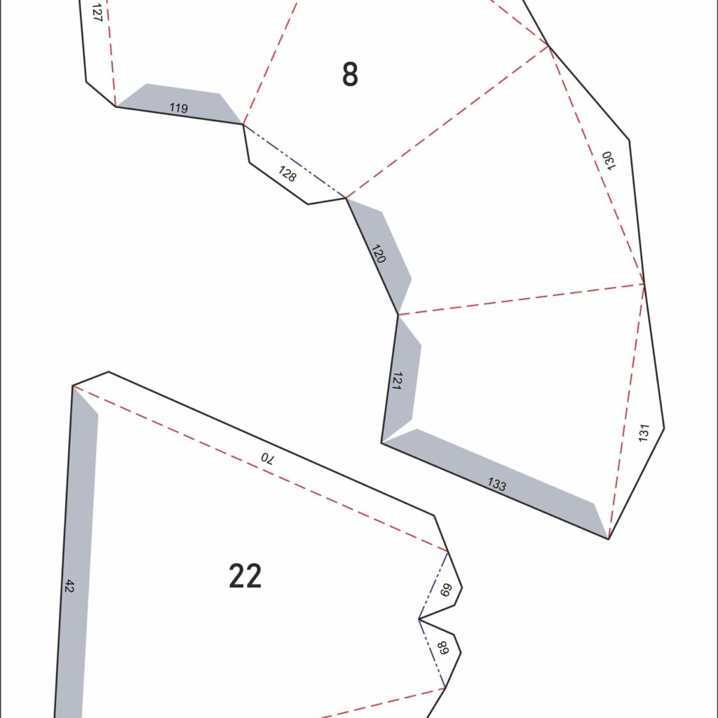 Papercraft arbre de Noël en origami