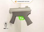 Papercraft MP5-Waffe und Schrotflinte in 3D-Origami