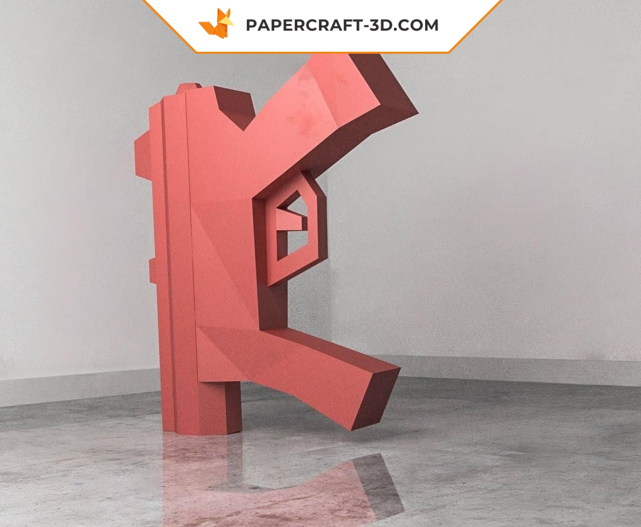 Papercraft MP5-Waffe und Schrotflinte in 3D-Origami Papercraft MP5-Waffe und Schrotflinte in 3D-Origami