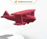 Papercraft aereo in origami 3D
