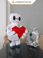 Papercraft Baymax Amor en origami 3D