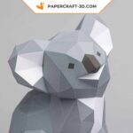 Papercraft de bébé koala en origami 3D