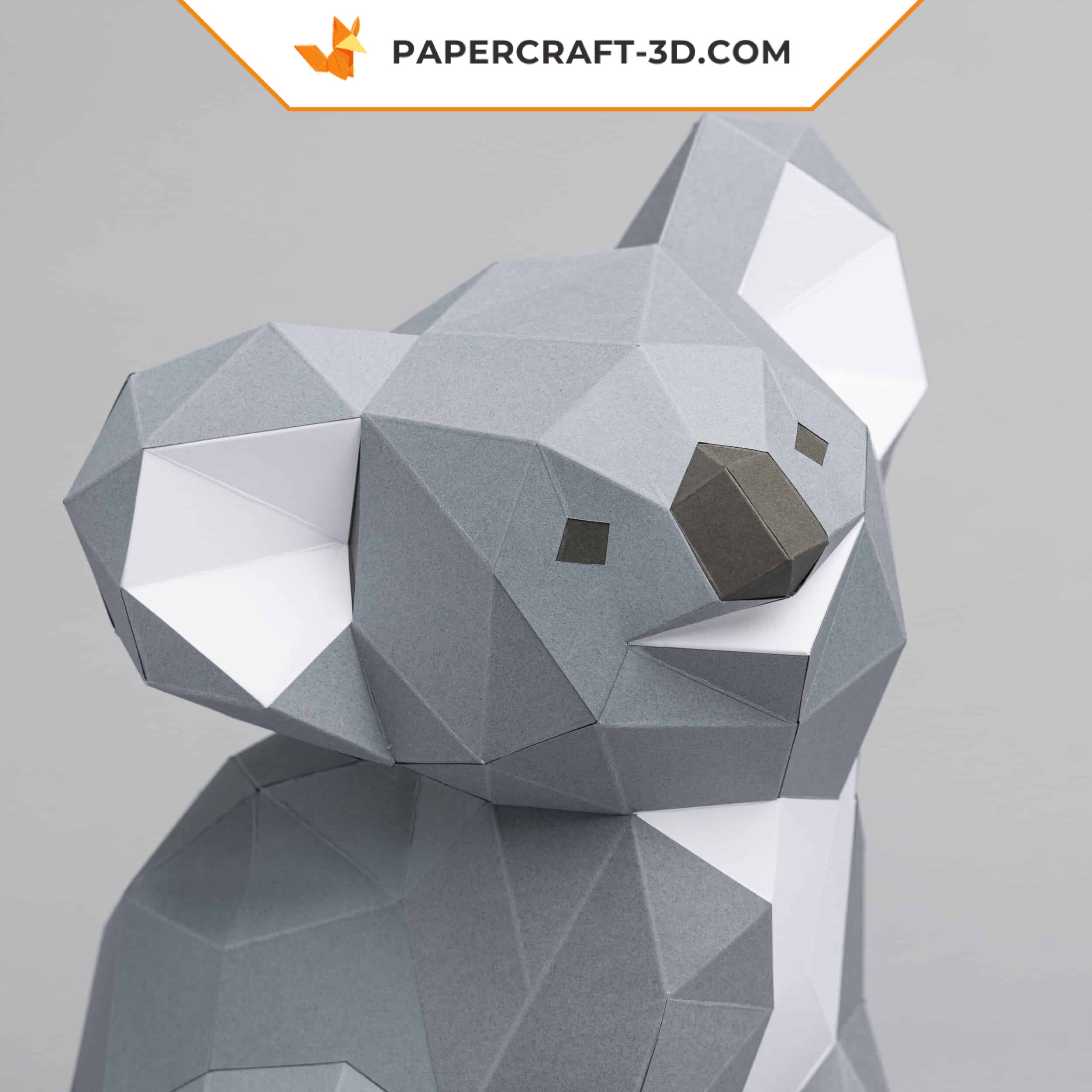 Papercraft di cucciolo di koala in origami 3D