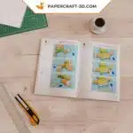 Papercraft Bonhomme et Femme en Pain d&rsquo;Épice origami papier 3D pour décoration de Noël, vue 5