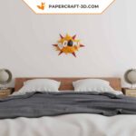 Papercraft Boom Comics in 3D origami