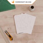 Papercraft boules de Noël en origami