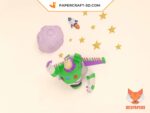 Papercraft Buzz Lightyear em origami 3D