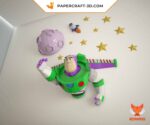 Papercraft Buzz Lightyear em origami 3D