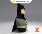 Batman 3D Origami Wine Box Papercraft