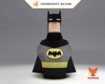 Papercraft Batman wine box in 3D origami