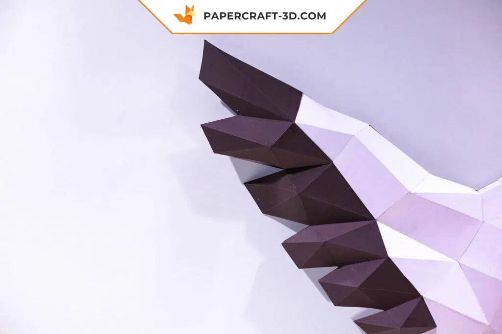 Papercraft de pato-real em origami