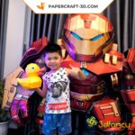 Papercraft papera di gomma in origami 3D