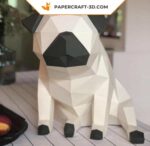 Papercraft de carlin en origami 3D