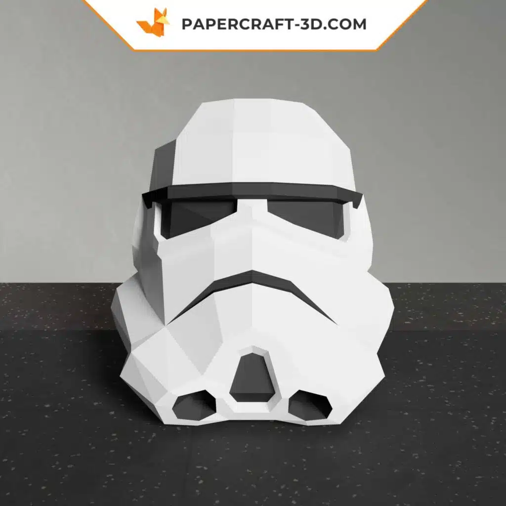 Stormtrooper Helmet Star Wars Papercraft Origami