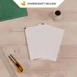 Papercraft sombrero de bruja para Halloween en origami 3D