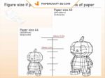 Papercraft de calabaza 3D en origami para Halloween