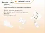 Papercraft citrouille 3D origami papier pour Halloween, weergave 6