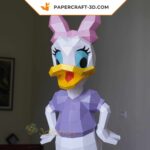 Papercraft di Daisy in origami 3D