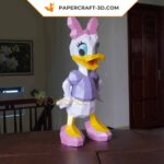 Papercraft di Daisy in origami 3D