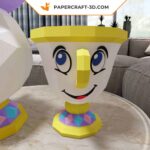 Papercraft von Madame Pottine und Tassilo in 3D-Origami