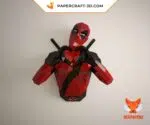 Papercraft do DeadPool em origami 3D
