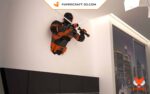 Papercraft di Deathstroke in origami 3D
