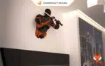 Papercraft Deathstroke en origami papier 3D : modèle PDF DIY, weergave 3