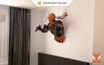 Papercraft di Deathstroke in origami 3D