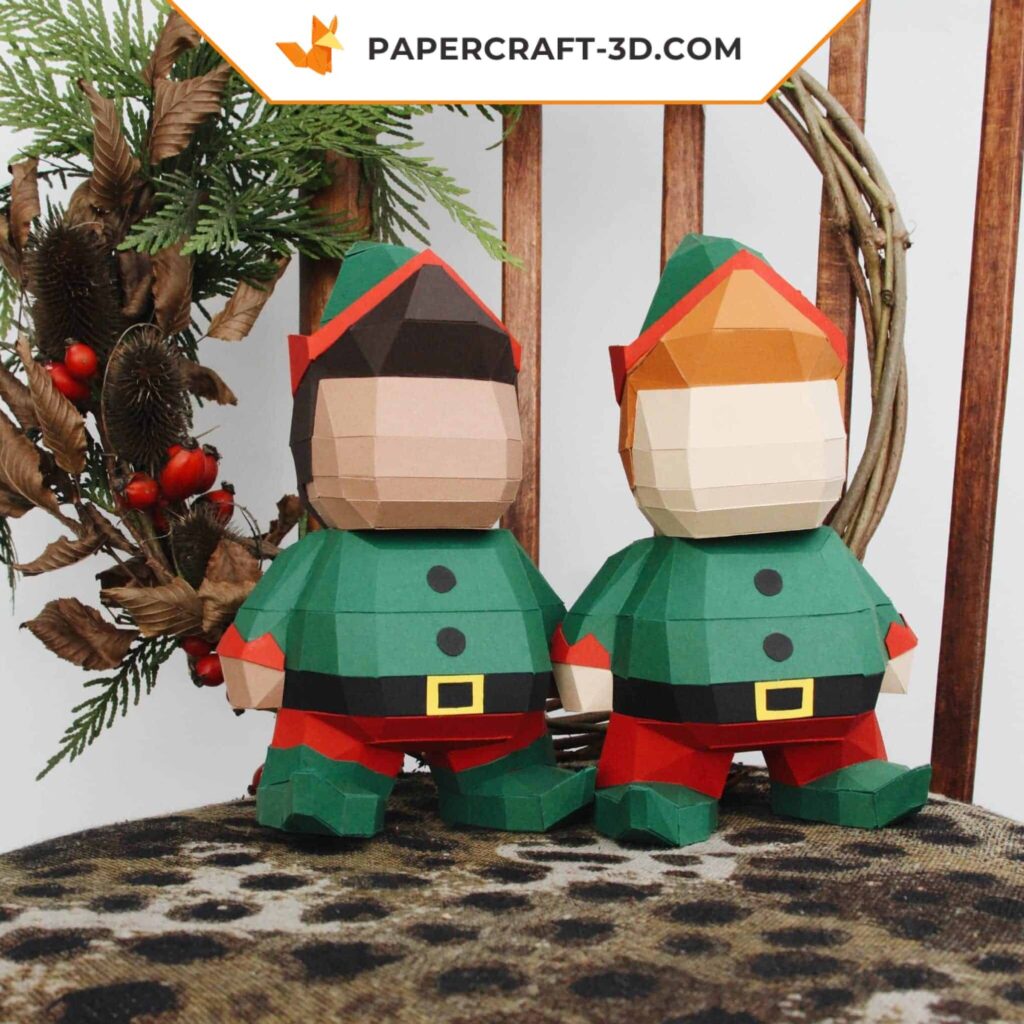 Papercraft décoration de Noël en origami