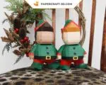 Christmas origami papercraft decoration