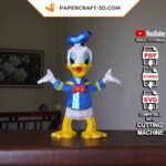 Papercraft de Donald Duck en origami 3D