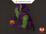 Papercraft di Green Goblin in 3D