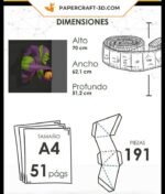 Papercraft di Green Goblin in 3D