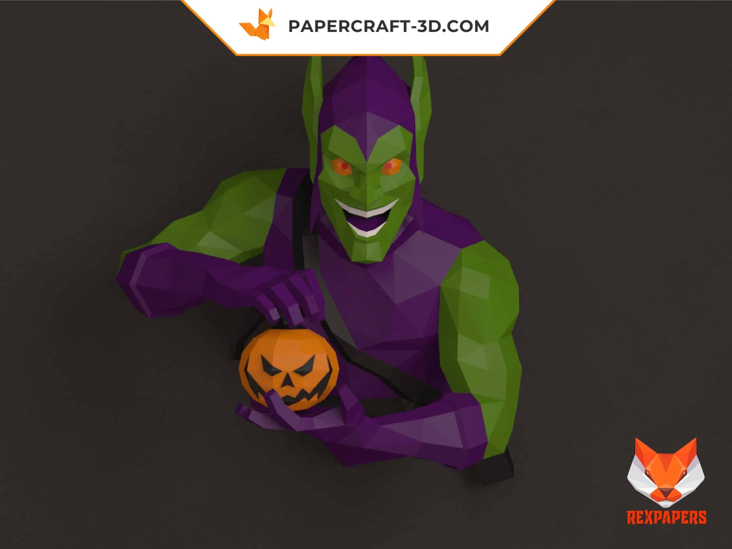 Papercraft di Green Goblin in 3D Papercraft di Green Goblin in 3D
