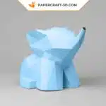 Papercraft di elefantino in origami