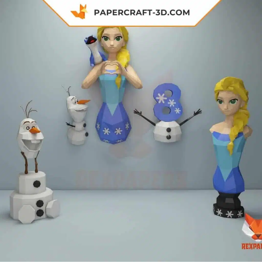 Papercraft pote organizador Papai Noel em origami 3D